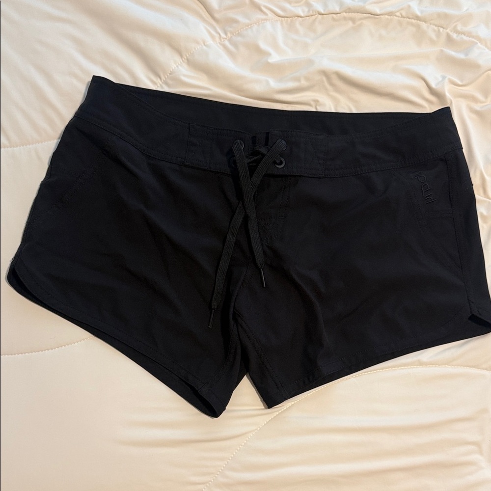 Rip Curl Women's Black Athletic Shorts